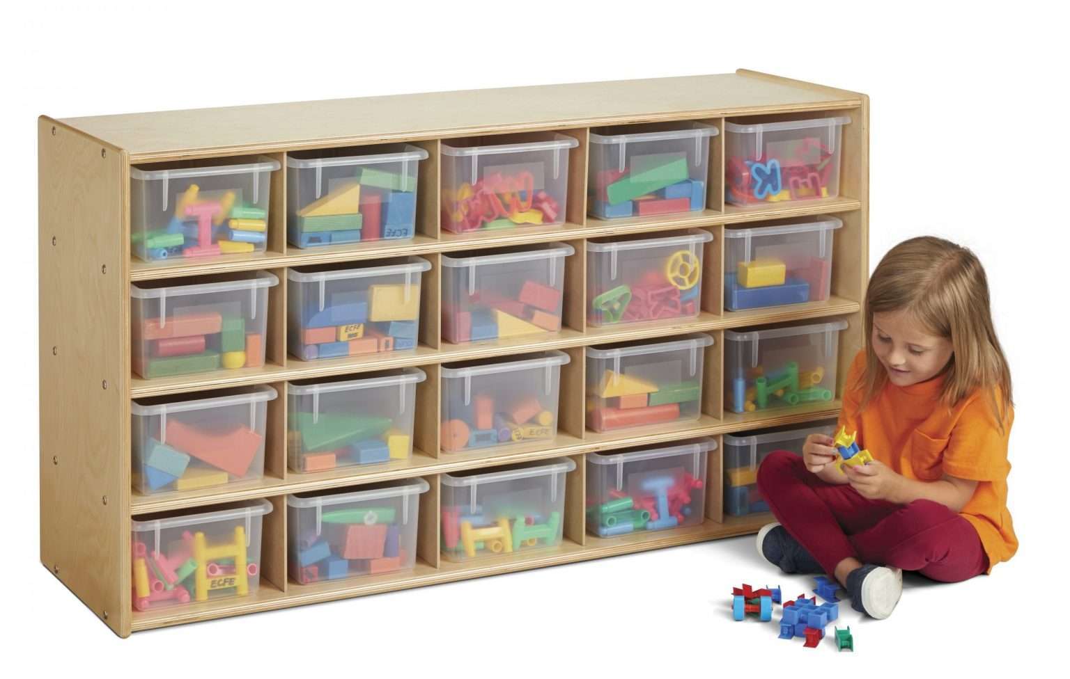 20 Cubbie Tray Storage - Image 2