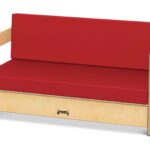 Living Room Couch - Red