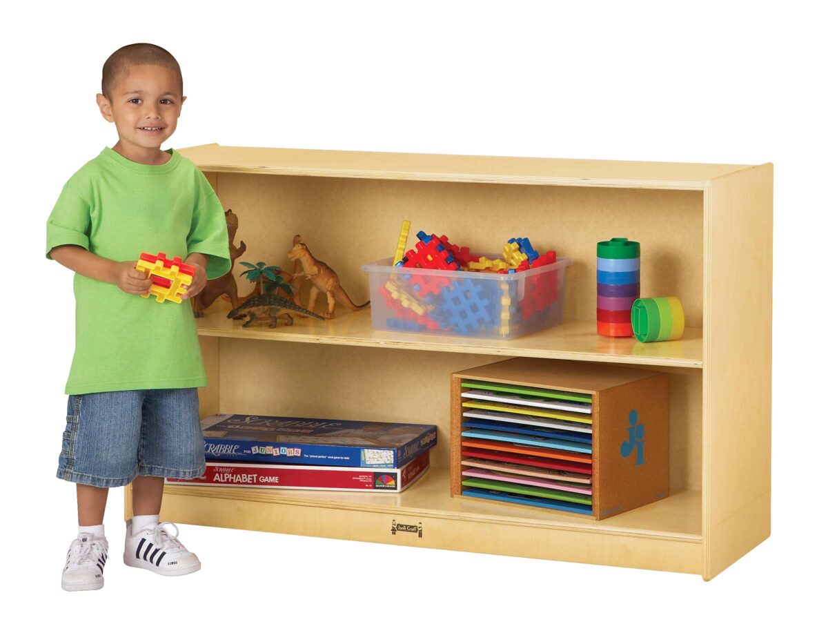 0393JC_wkid.jpg Low Mobile Straight-Shelf - Image 1