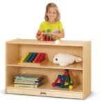 Short Fixed Straight-Shelf Bookcase