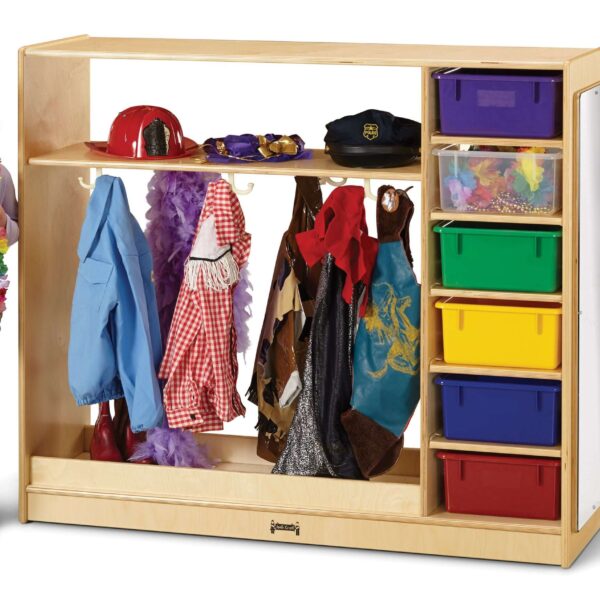 Dress-Up Storage – with Colored Tubs