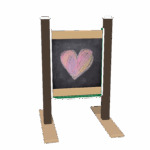 2′ Wide Magnetic Chalkboards