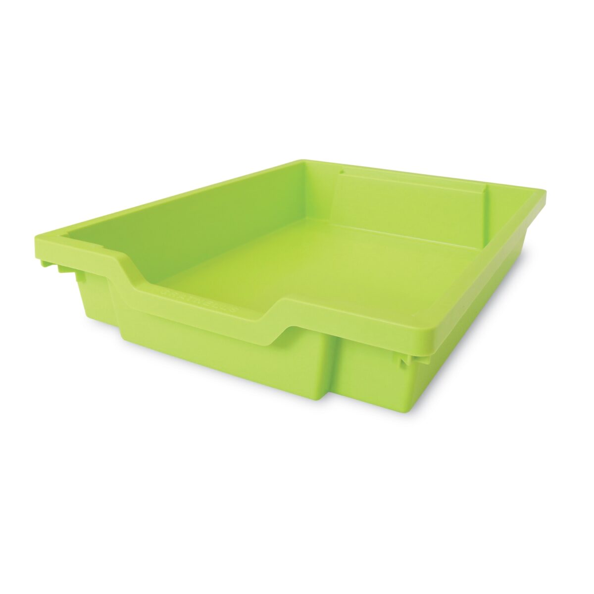 101-286 F1 Gratnell Plastic Tray Lime Green - Image 1