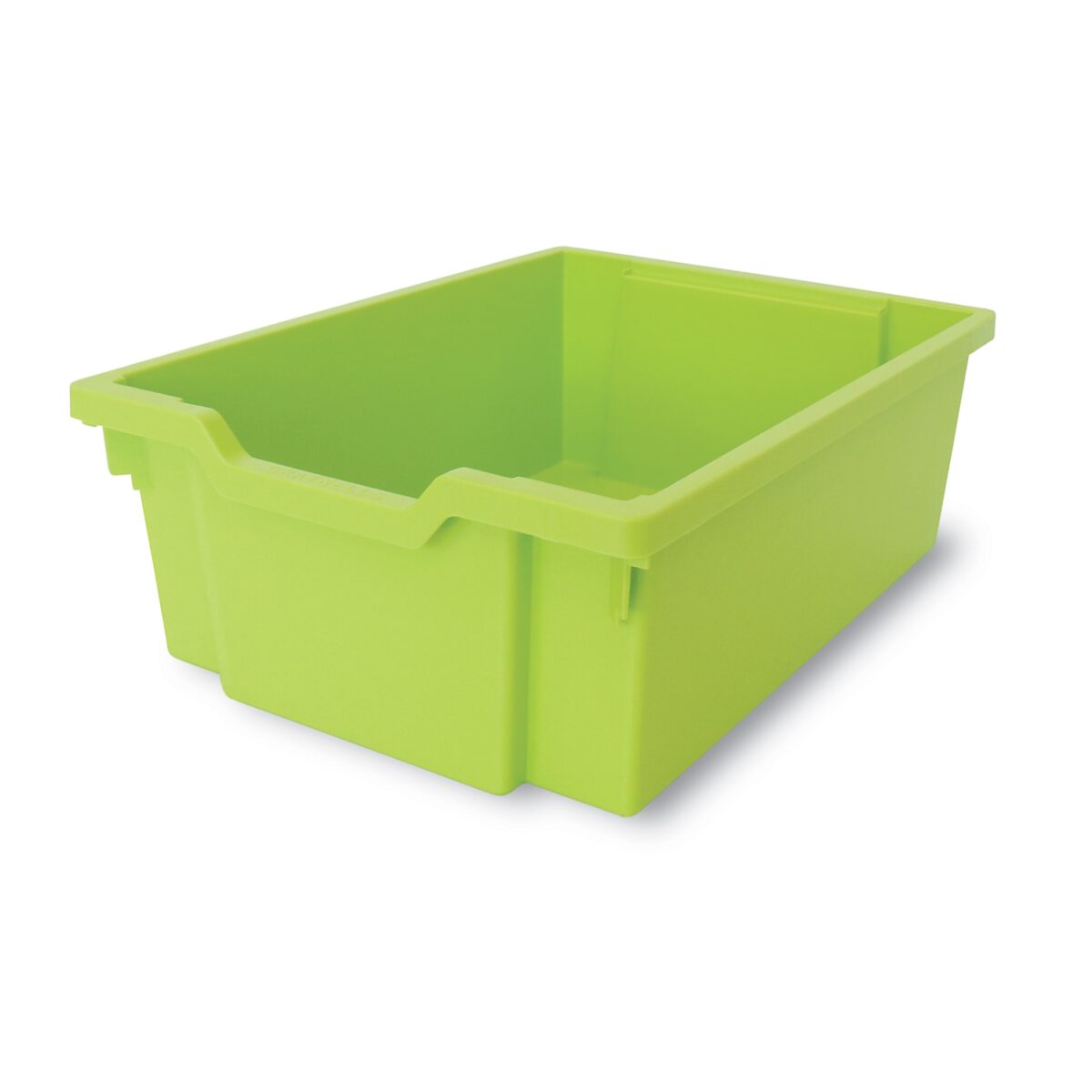 101-291 F2 Gratnell Plastic Tray Lime Green - Image 1