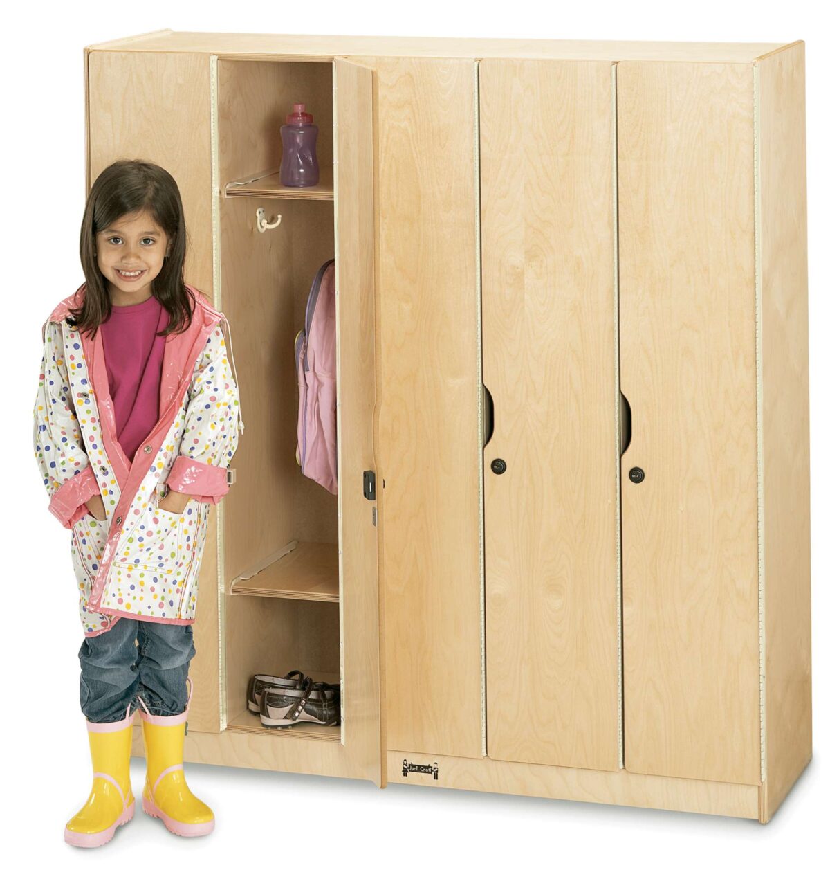 5 Section Lockers with Doors - Image 1