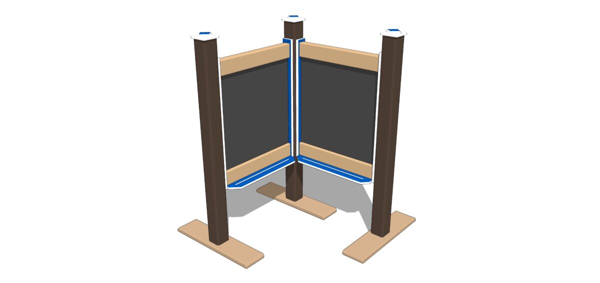 Double - 2′ Wide Magnetic Chalkboards - Image 4