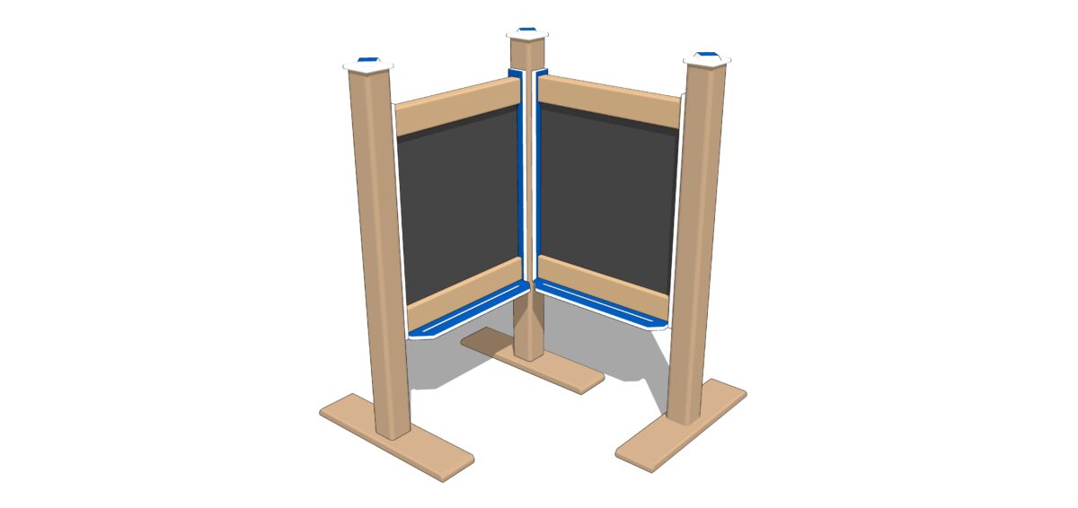 Double - 2′ Wide Magnetic Chalkboards - Image 3