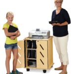 Laptop and Tablet Storage Cart