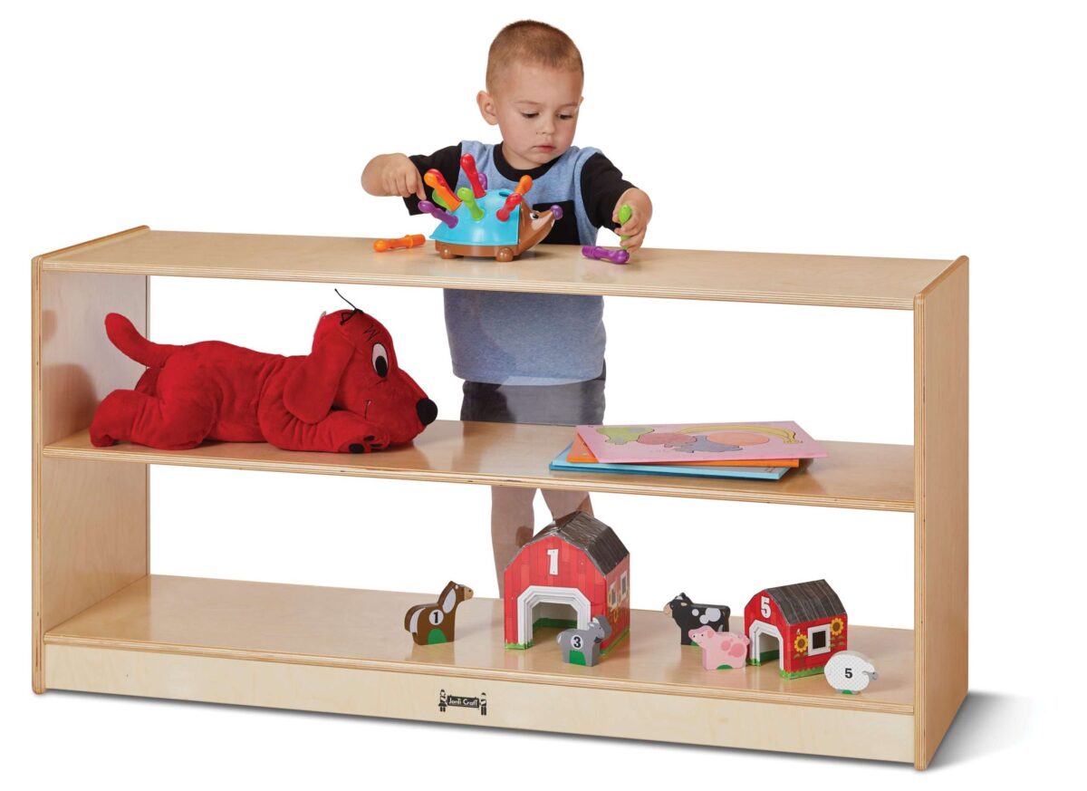 3903JCPLNC_wkid-scaled-1.jpg Toddler Fixed Straight-Shelf with See-Thru Back - Image 1