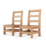 Little Scholars Kids Wooden Chair, 8", 2pk