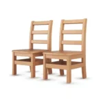 Little Scholars Kids Wooden Chair, 10", 2pk