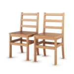 Little Scholars Kids Wooden Chair, 16", 2pk