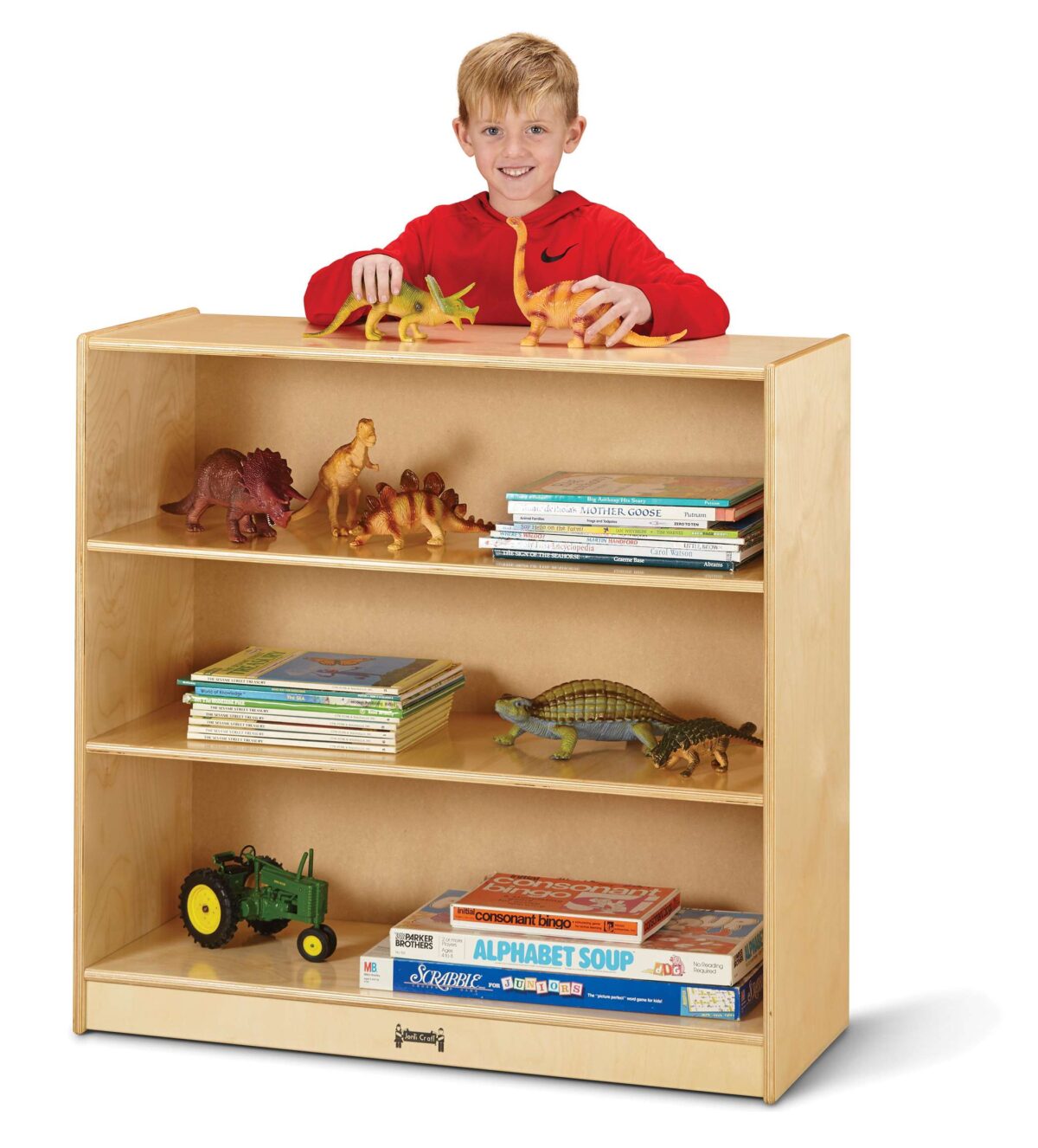 5232JC_wkid.jpg Fixed Straight-Shelf Bookcase - Image 1