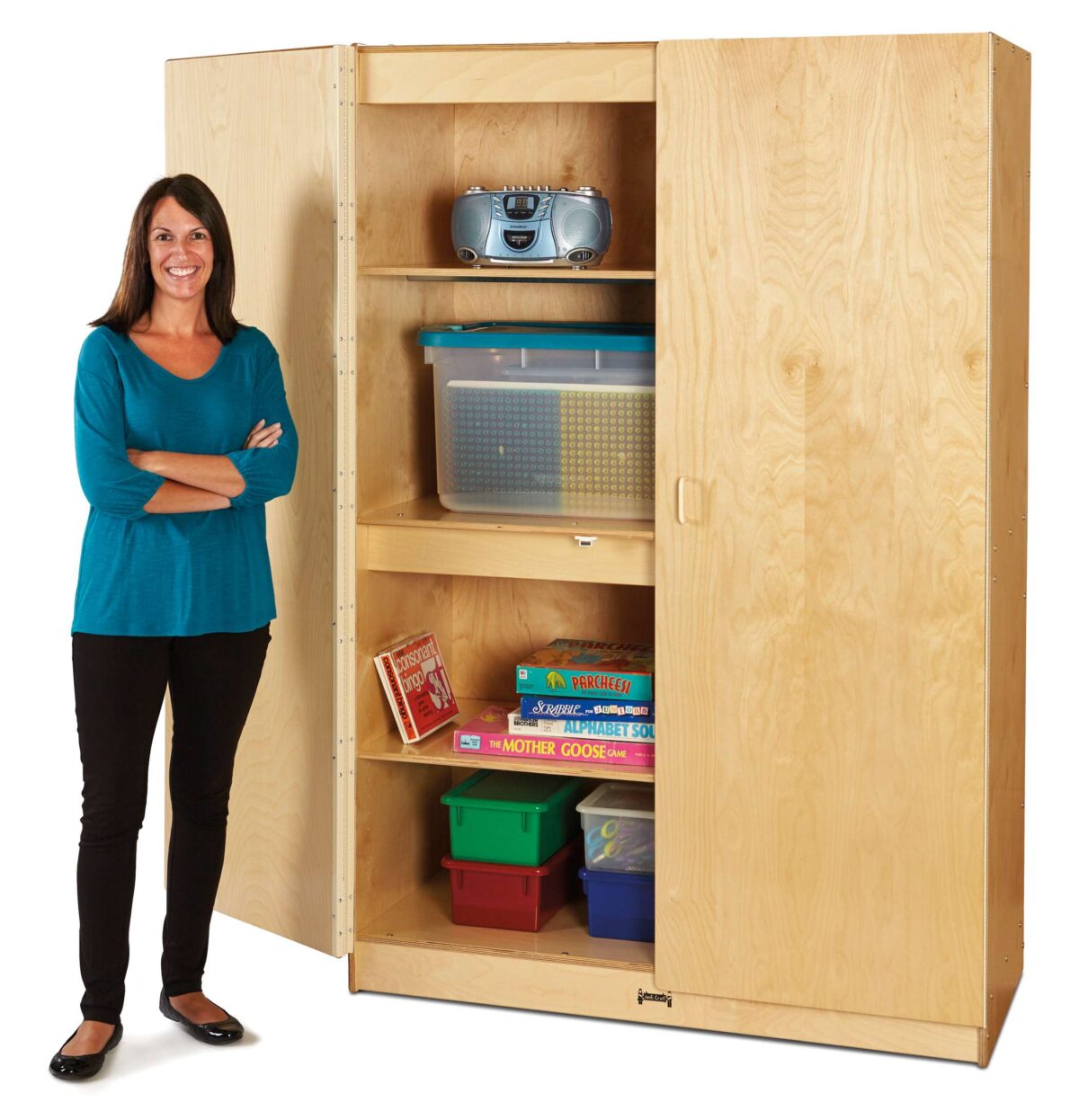 Wide Storage Cabinet - Image 1