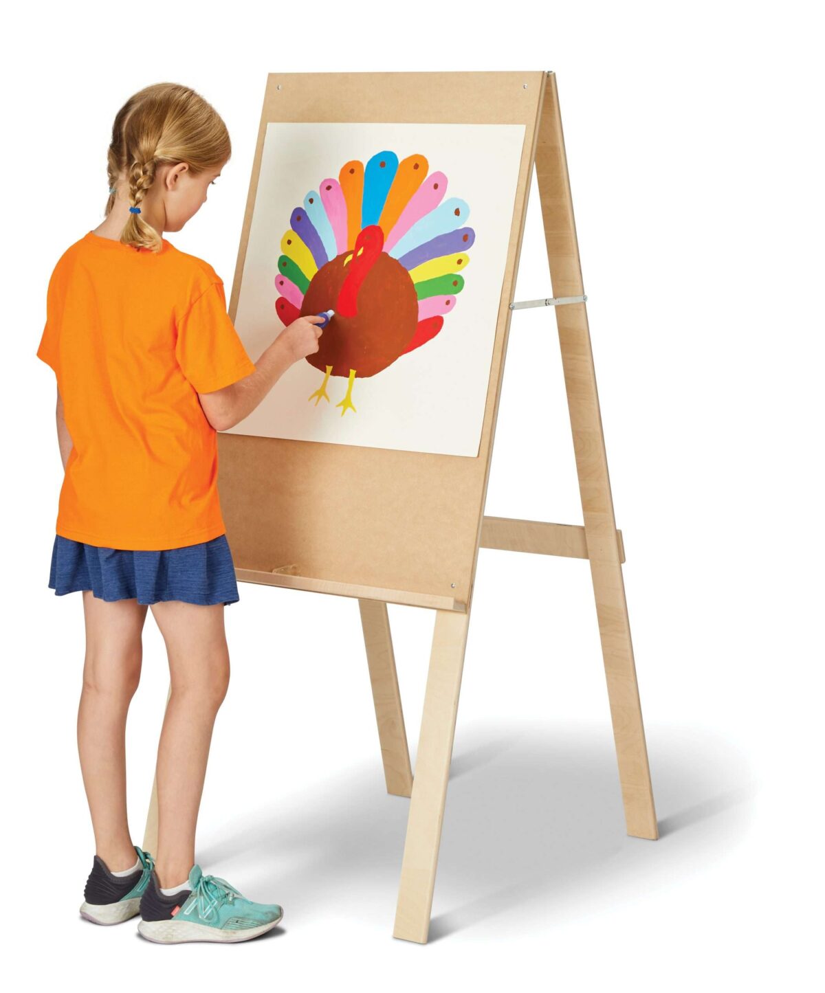 7125YT_wkid-scaled-1.jpg Young Time Single Sided Easel - Image 1