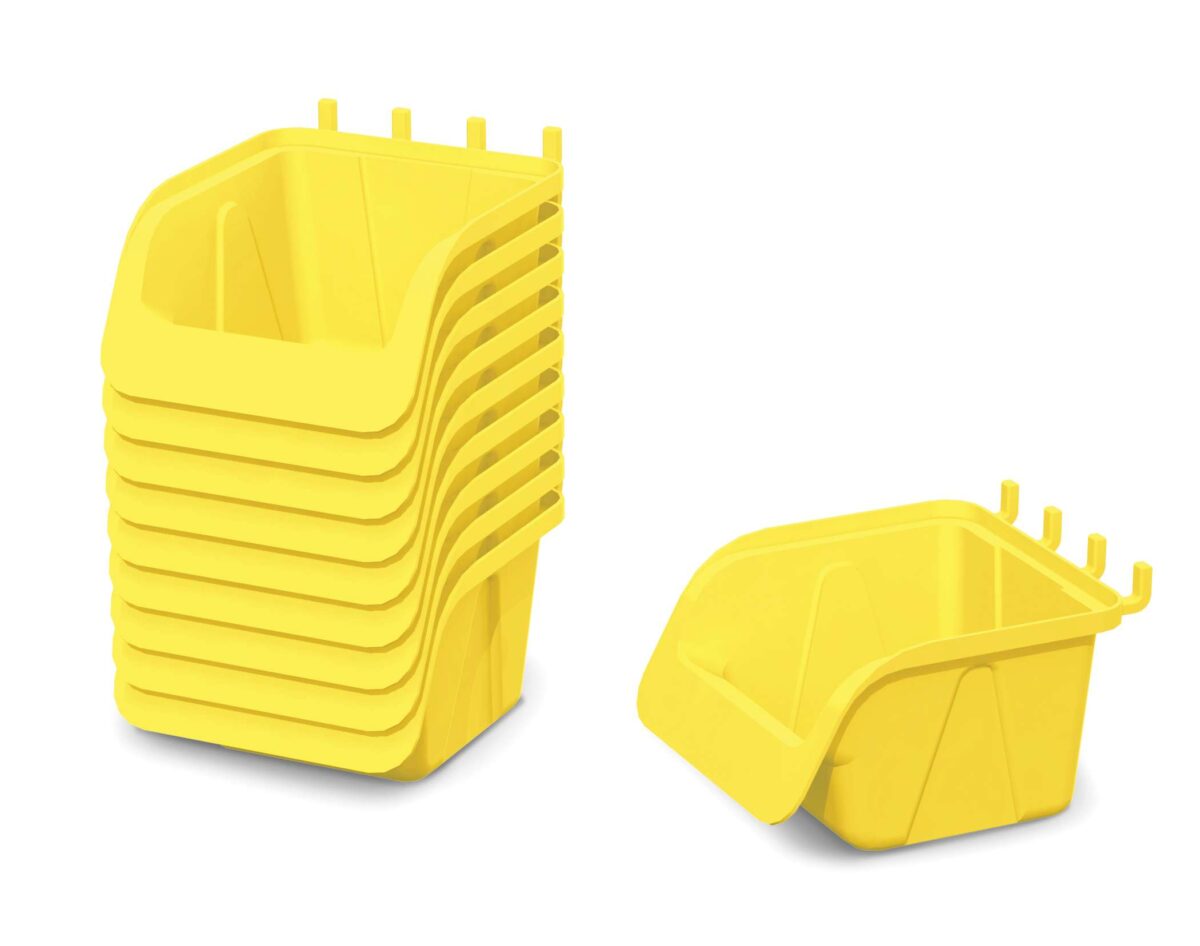 8116JC.jpg Pegboard Bins - 10 Piece Set - Image 1