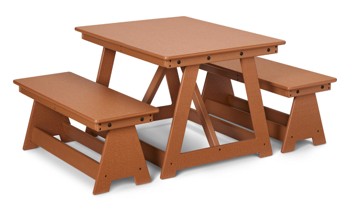 EverPlay™ Small Outdoor Table and Benches - Image 4