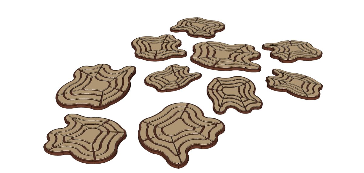 STEPPING LOGS 10 Stepping Log Slices - Image 1