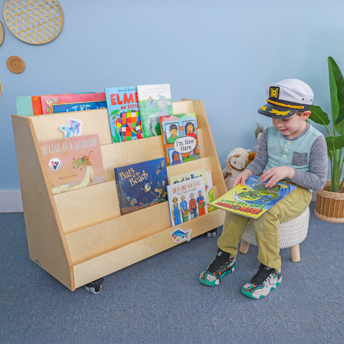 Deluxe Two Sided Mobile Book Browser - Image 1