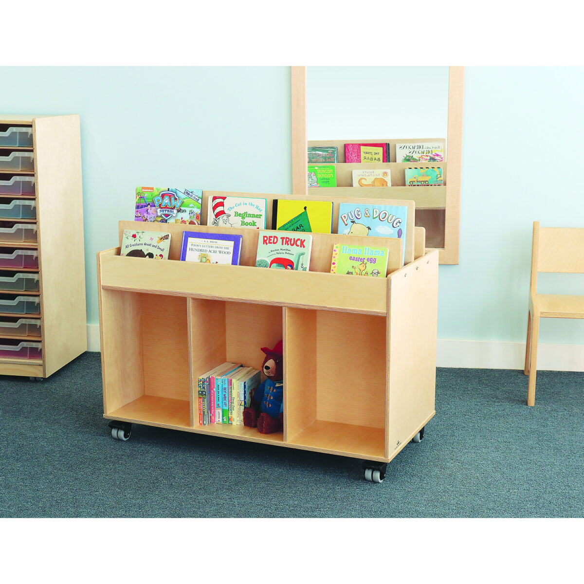Mobile Book Storage Island - Image 1
