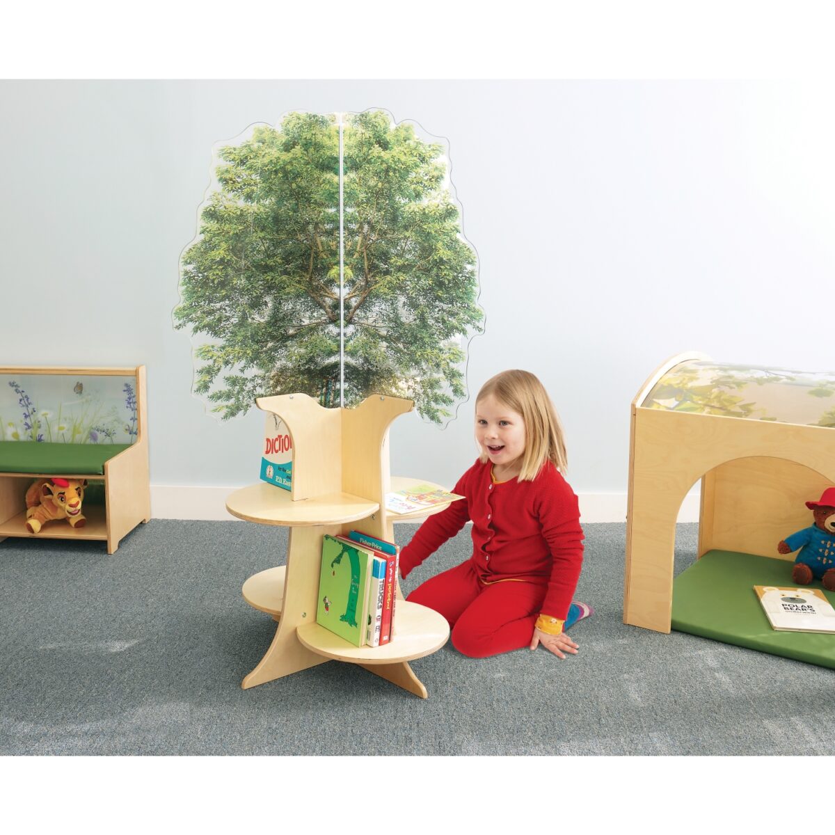 Nature View Tree Book Shelf - Image 1