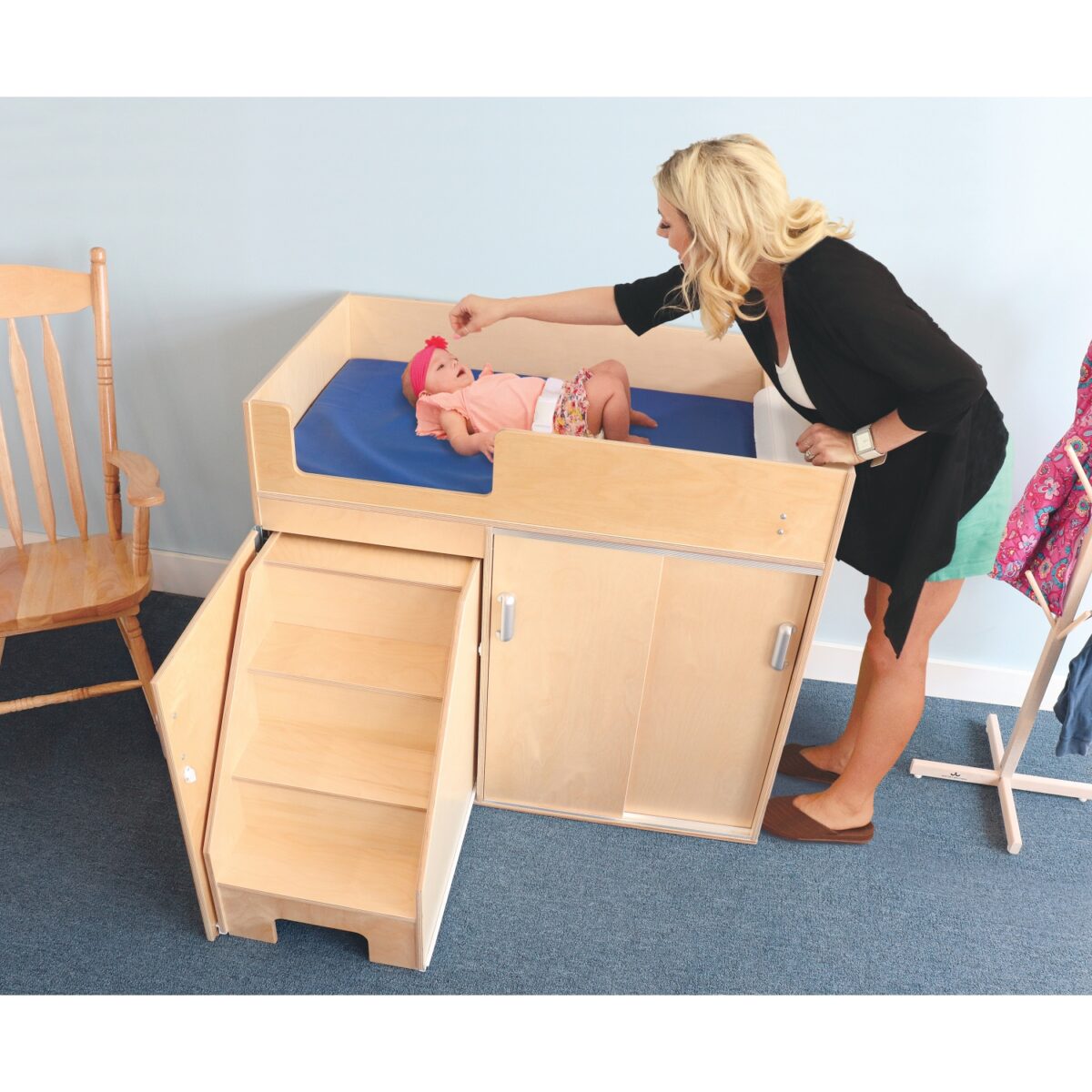 WB0648.1 EZ Step Up Diaper Changing Cabinet - Image 1