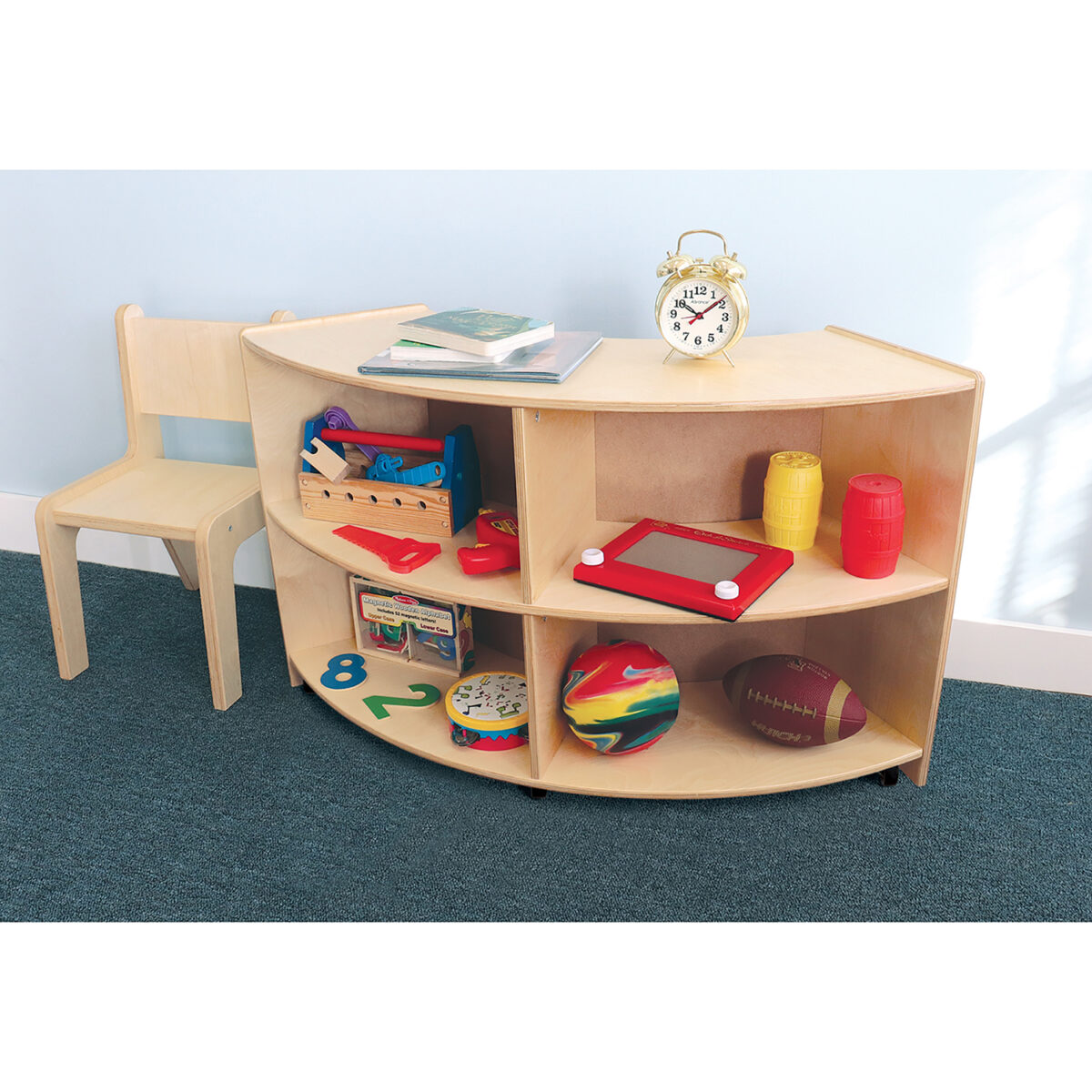 Curve In Mobile Storage Cabinet - Image 1