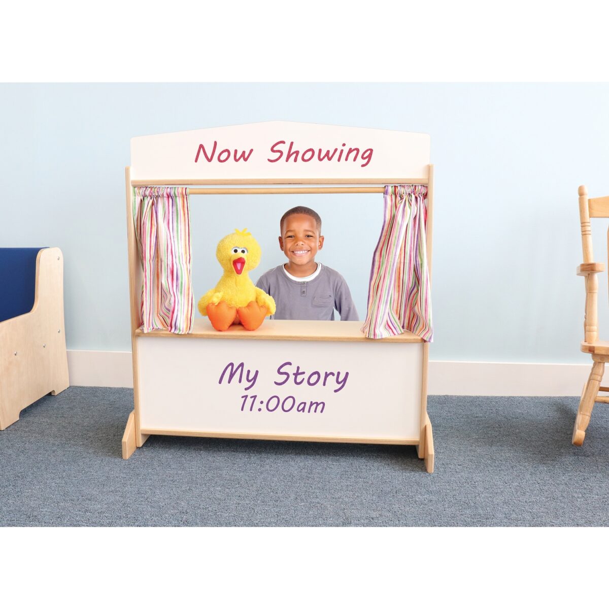 WB0965.1 Deluxe Puppet Theater With Markerboard - Image 1