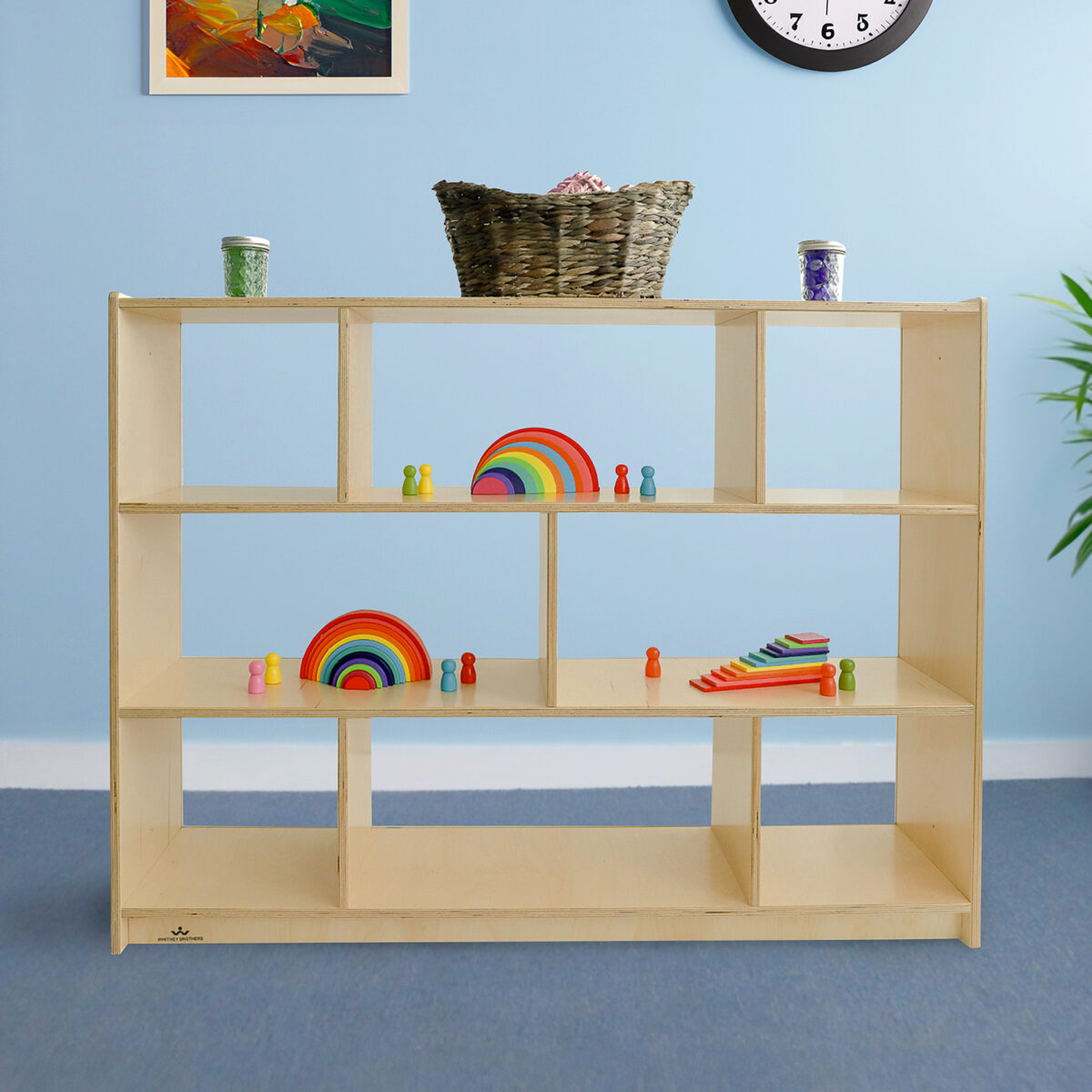 WB1797.1 Acrylic Back Storage Cabinet 36H - Image 1