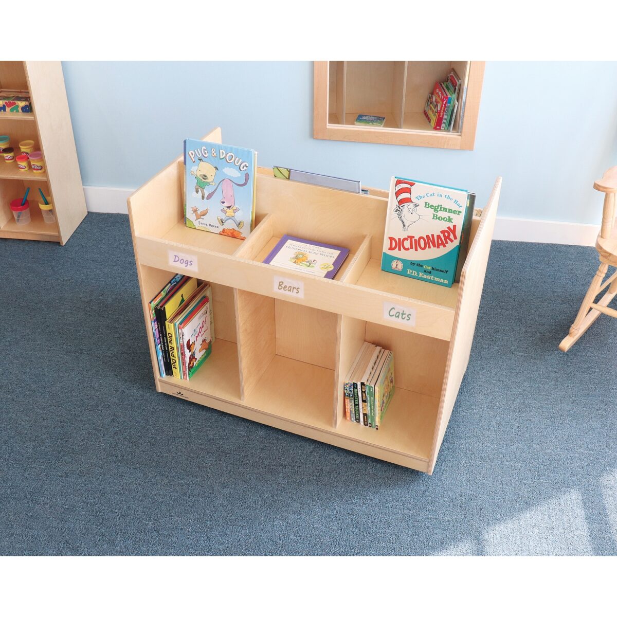 Mobile Library Book Cabinet - Image 1