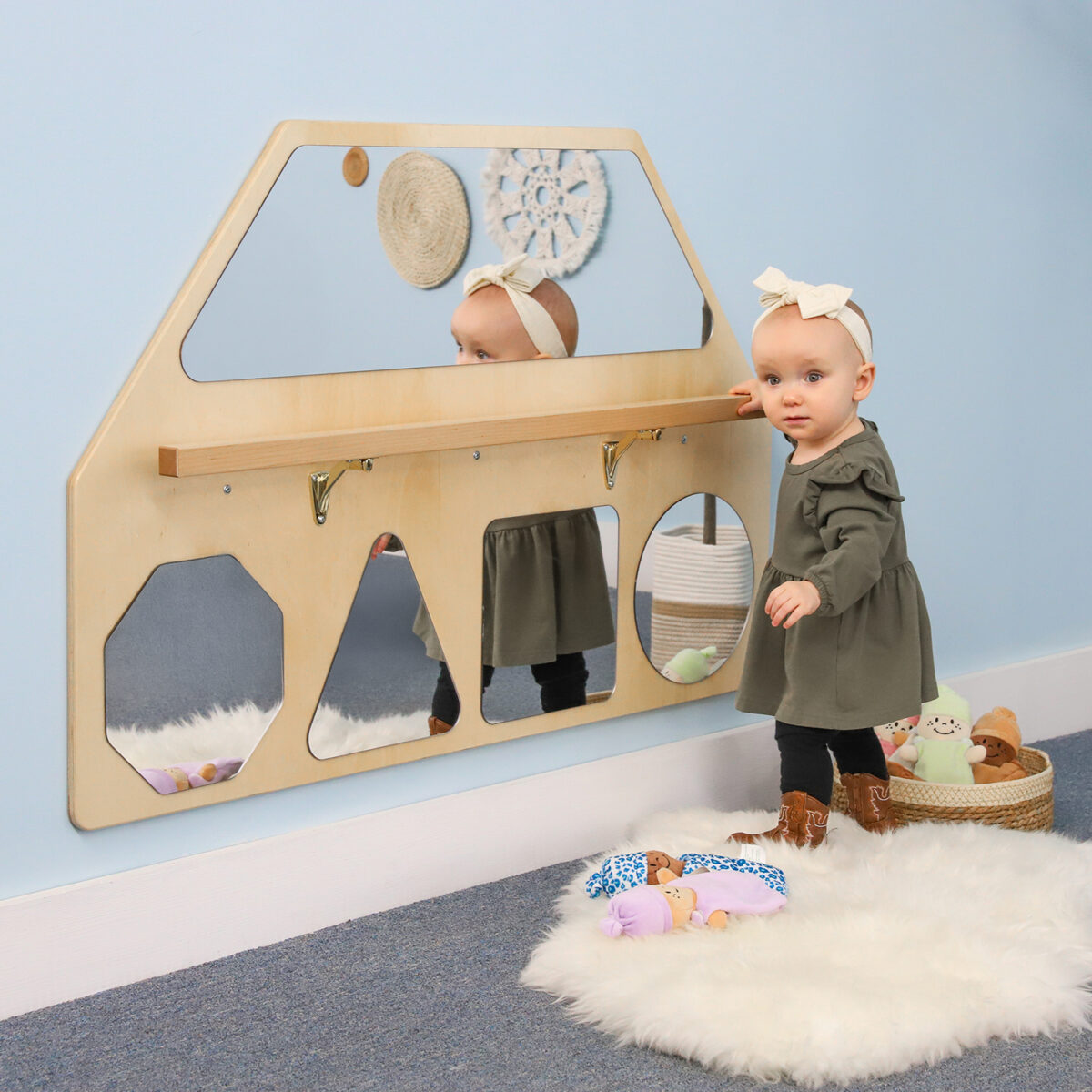 WB6128.1 Wall Mirrors With Pull Up Bar - Image 1