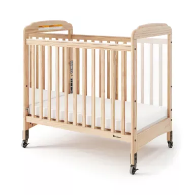 2533040 Next Gen Serenity® Fixed-Side Compact Mirror Crib - Natural - Image 1