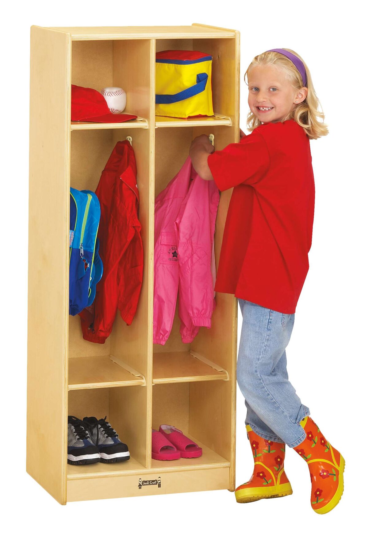 2 Section Coat Locker - Image 1