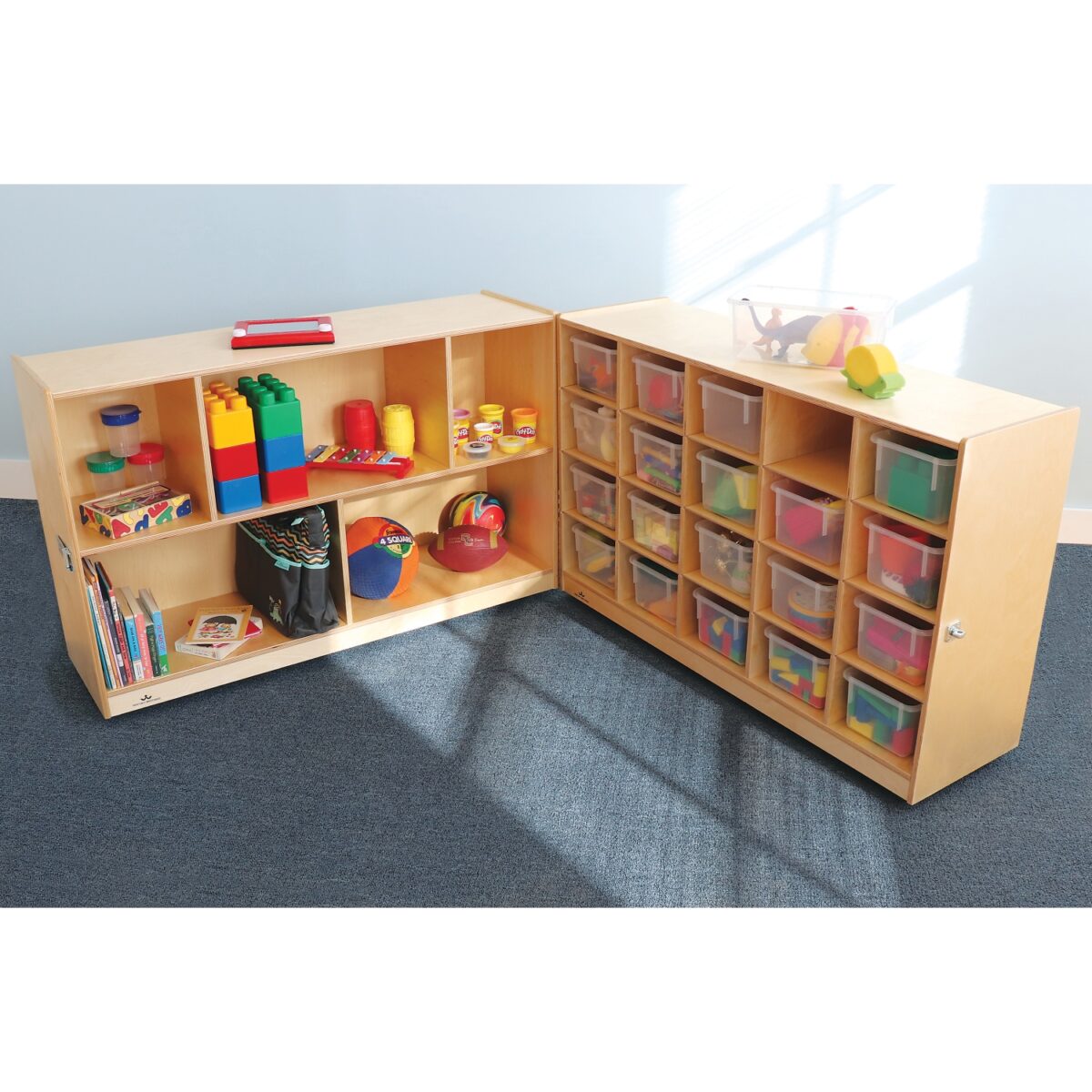 WB3252.1 20 Tray Fold And Roll Storage Cabinet - Image 1