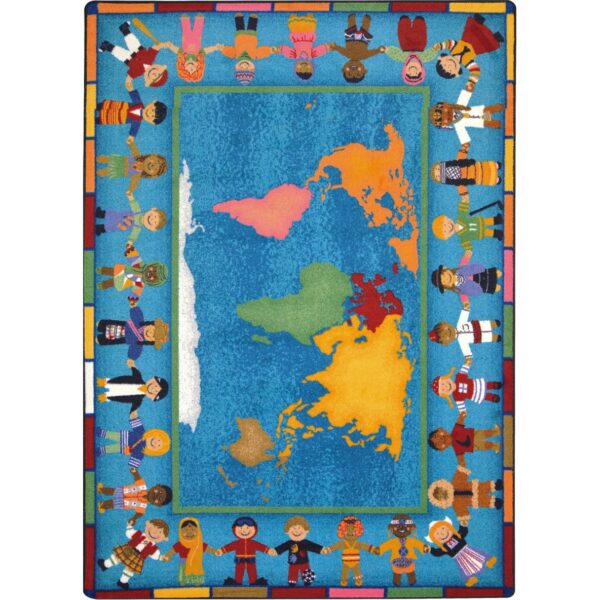 Hands Around the World Carpet