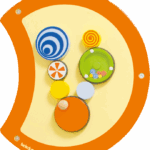 Caterpillar "Pegtop", Wall Toy