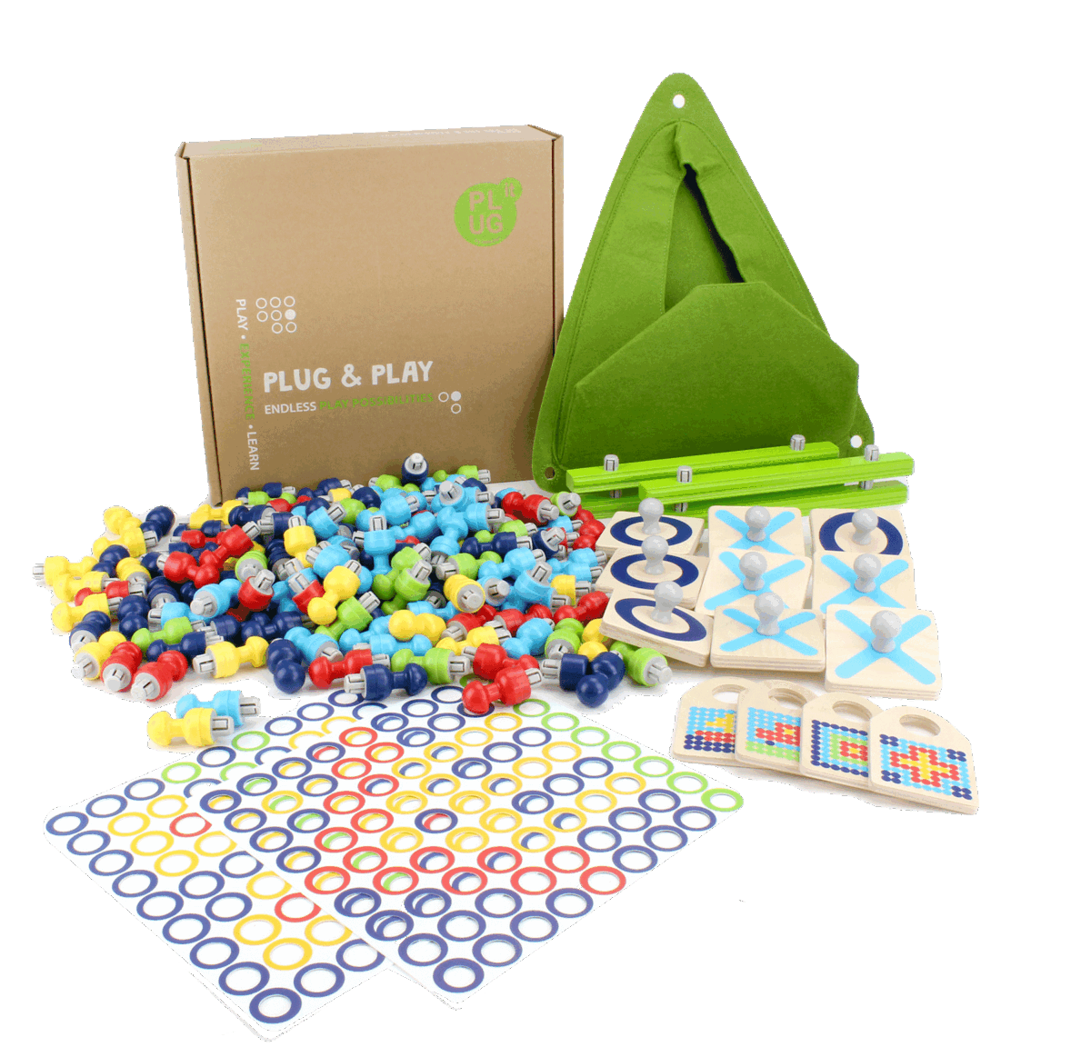 Plug It "Tic Tac Toe", Wall Toy - Image 1