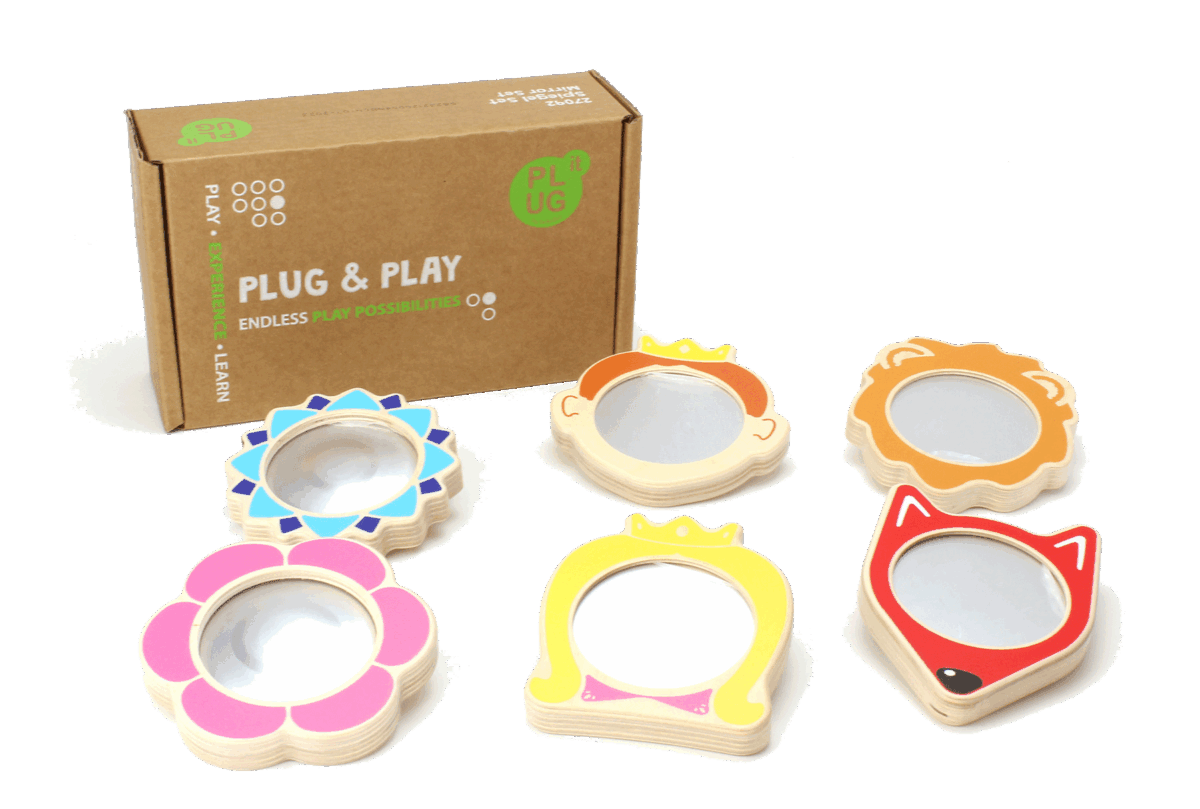 Plug It "Mirror Set", Wall Toy - Image 1