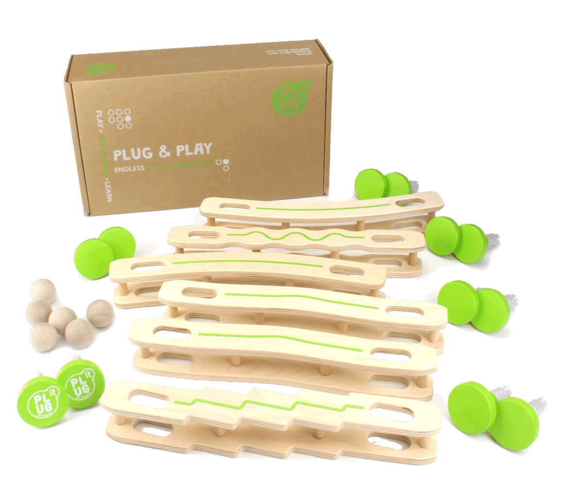 Plug It "Marble Run", Wall Toy - Image 1