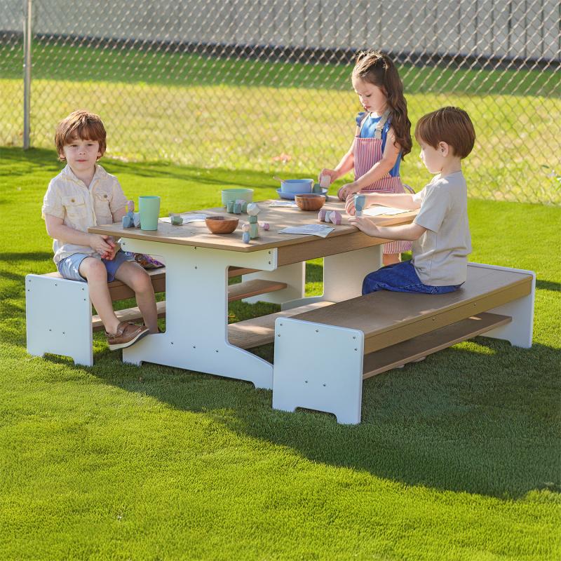 WB2910.1 outdoorED™ Table and Two Bench Set - Image 1