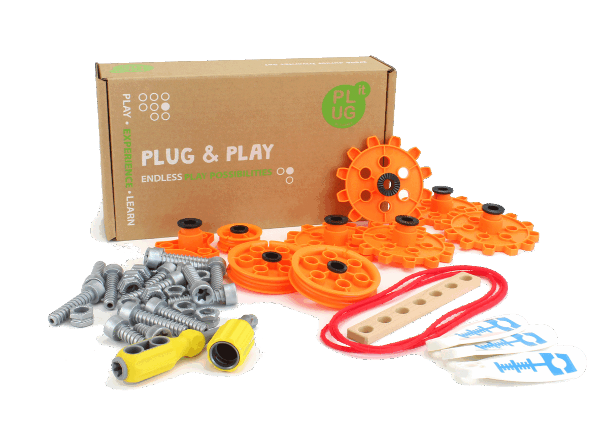 27096-Box-rgb.png Plug It - Jr. Inventor, Building & Experimentation Toy - Image 1