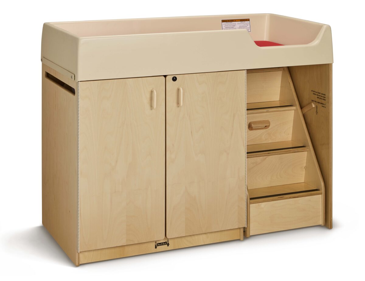 Jonti-Craft 5148JC Diaper Changing Table with Stairs – Right Side - Image 2