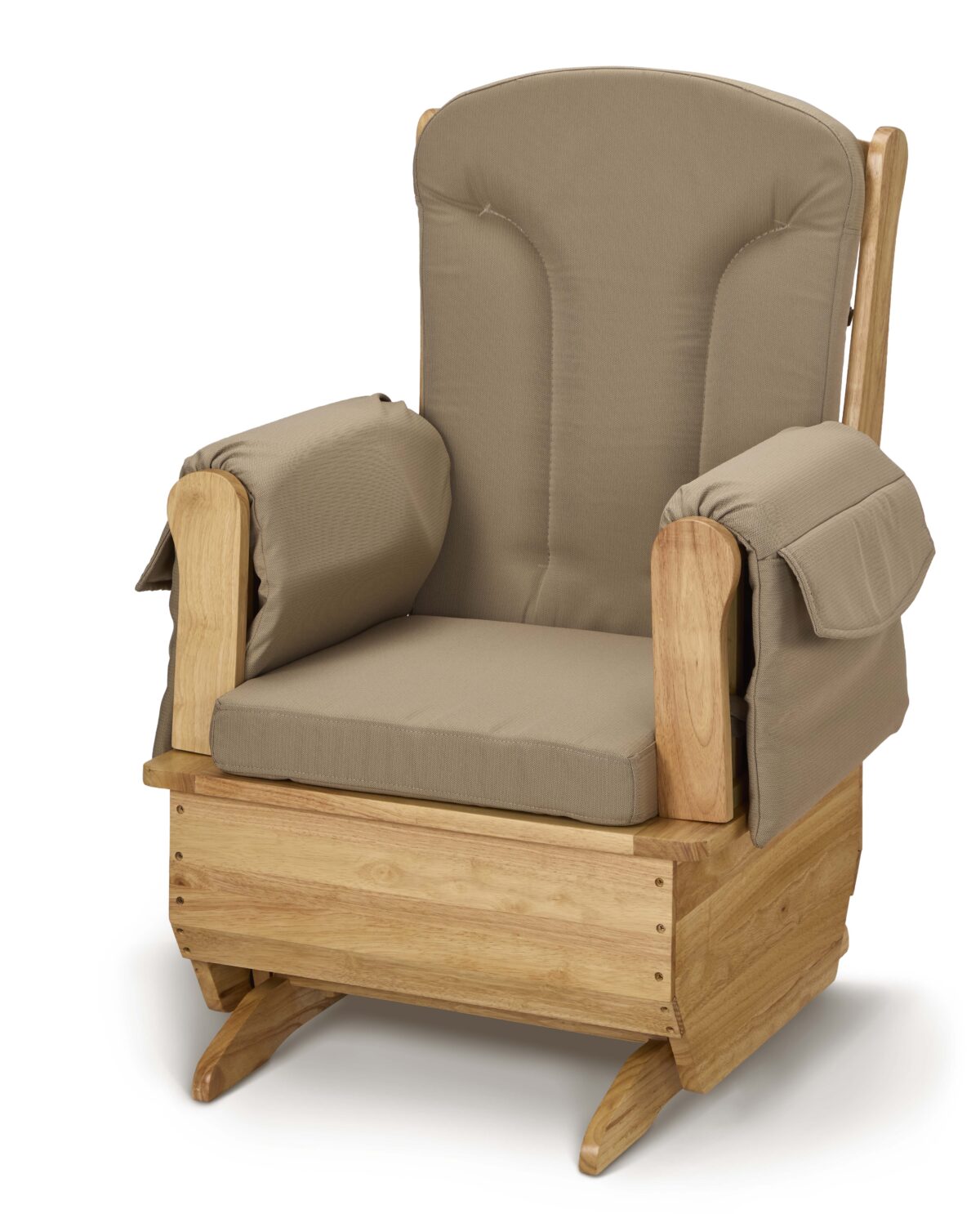 Jonti-Craft 8150JC Childcare Glider Rocker with Blue Cushions