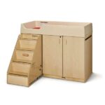 Jonti-Craft 5145JC Diaper Changer with Stairs – Left